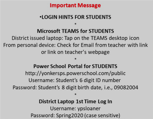 Logging on to Microsoft Teams 